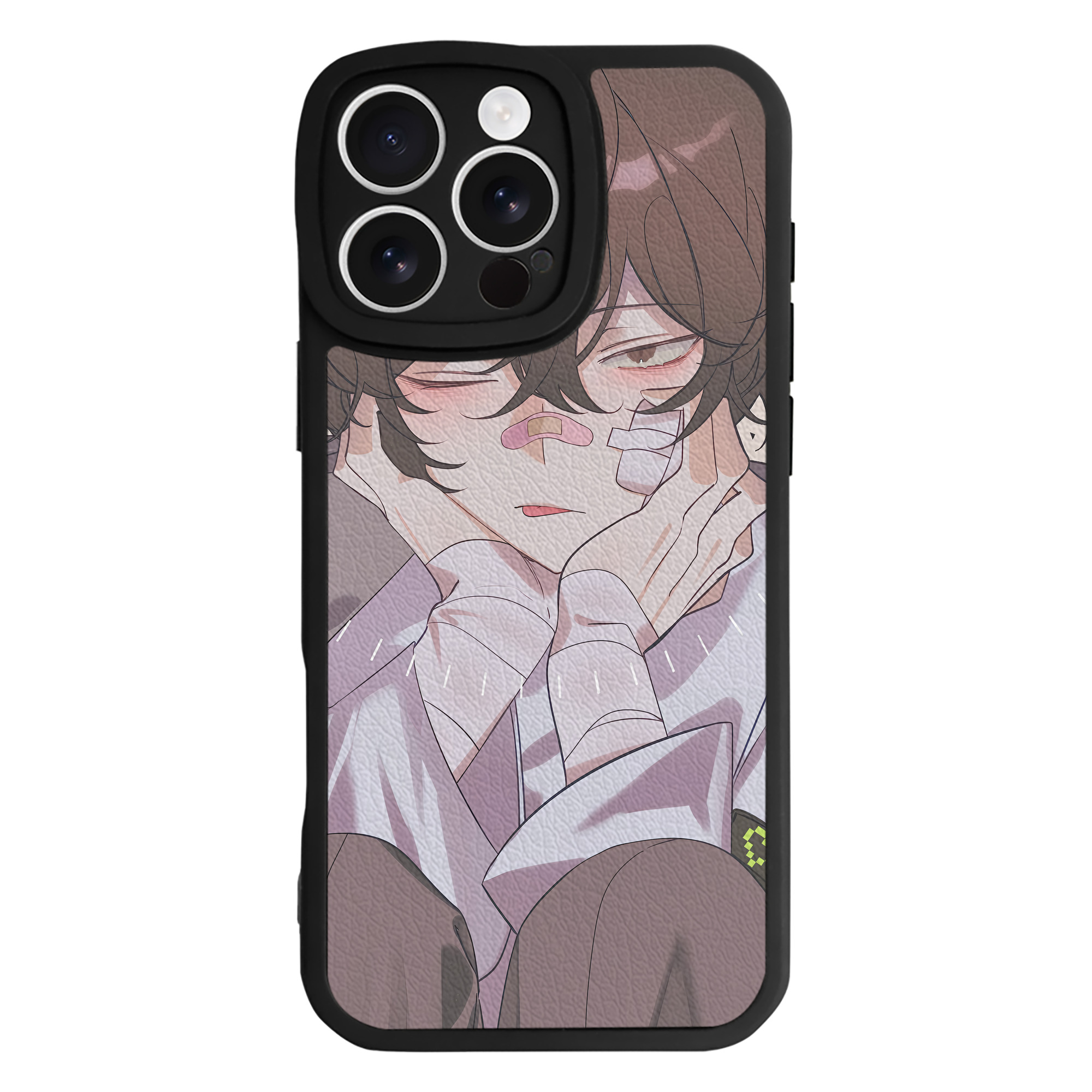 （画像用） 文豪ストレイドッグス Bungo Stray Dogs 【iPhone 16シリーズ対応】シリコンスマホケース（レザー調） 材質：シリコン